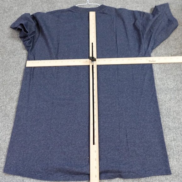 Santa Barbara California T-shirt Medium Blue Striped Vintage Embroidered Cotton - Picture 8 of 10